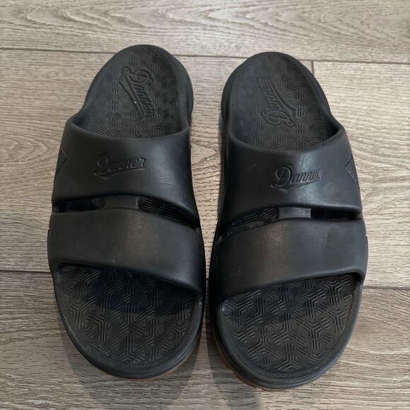 Danner Shelter Cove Slide Sandals Womens 8 Comfort Black Lightweight Slip On - Picture 2 of 5